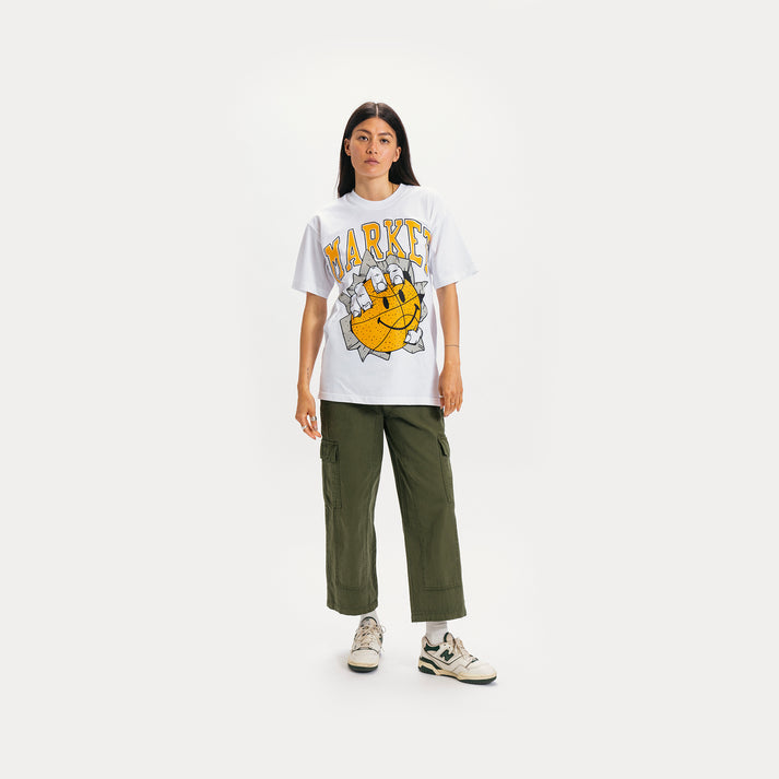 SMILEY BREAKTHROUGH T-SHIRT WHITE