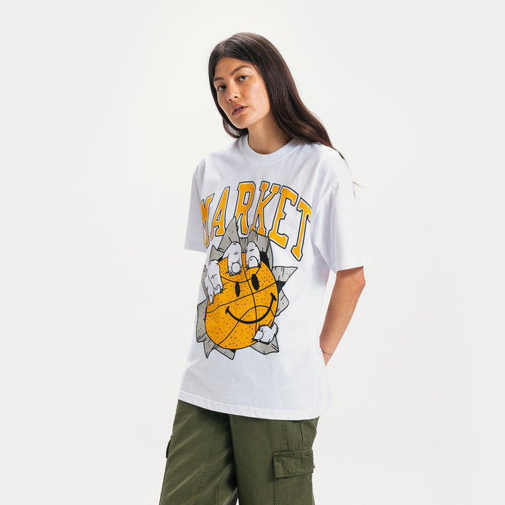 SMILEY BREAKTHROUGH T-SHIRT WHITE
