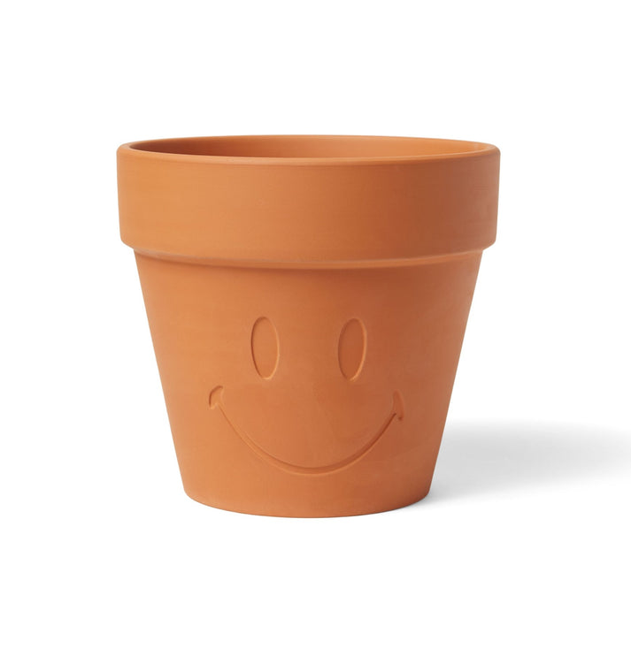 SMILEY TERRA COTTA PLANTER TERRA-COTTA