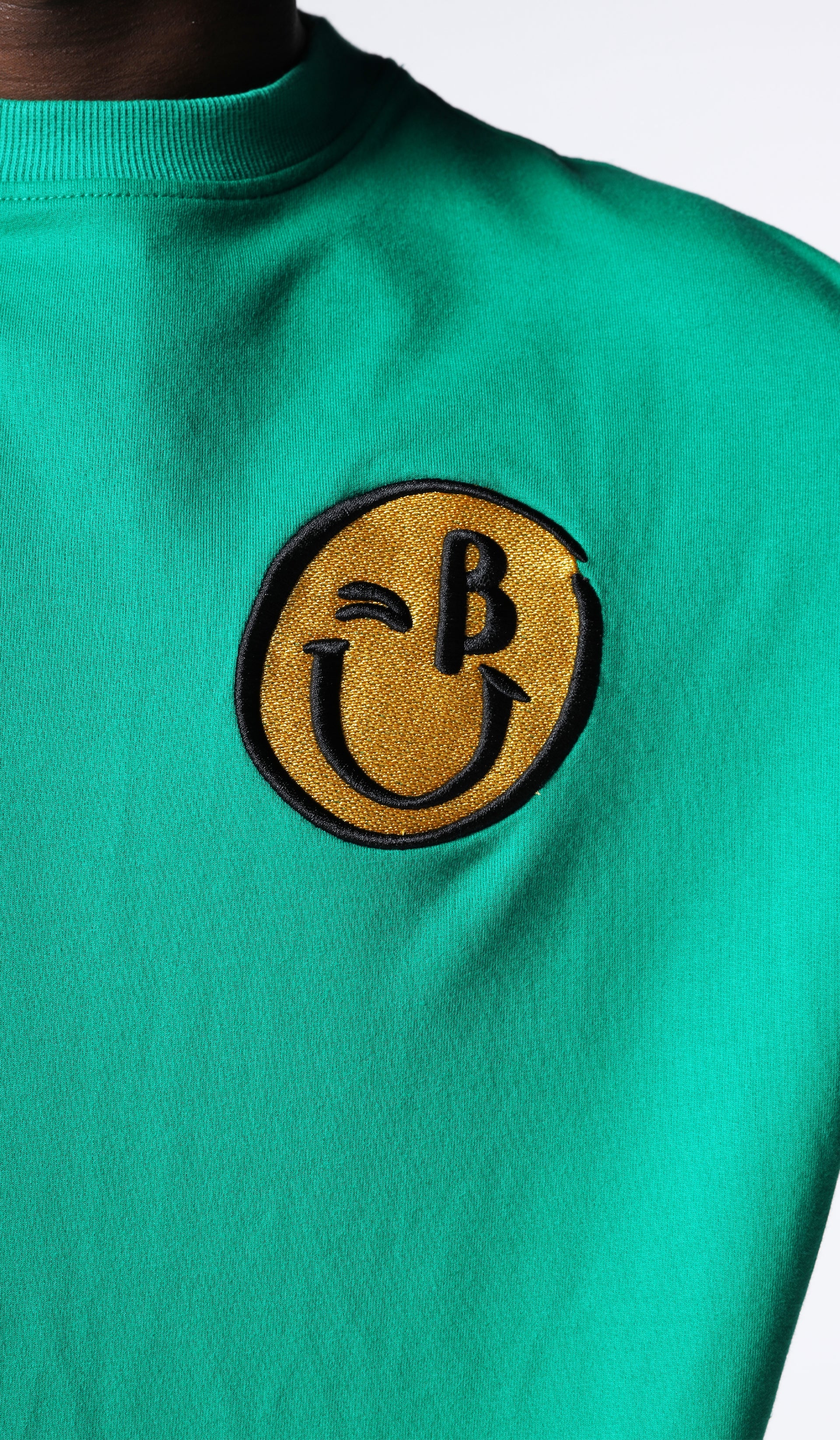 Green Smiley Tee
