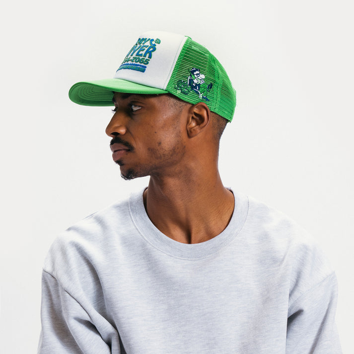 OFFSHORE SERVICES TRUCKER HAT GREEN/WHITE