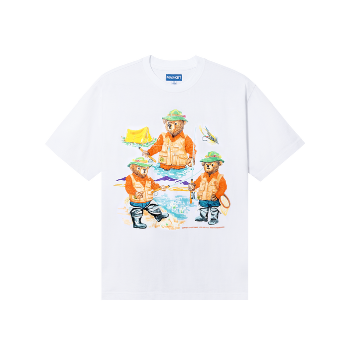 SPORTSMAN BEAR T-SHIRT WHITE