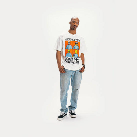SMILEY CALL MY SURGEON T-SHIRT PARCHMENT