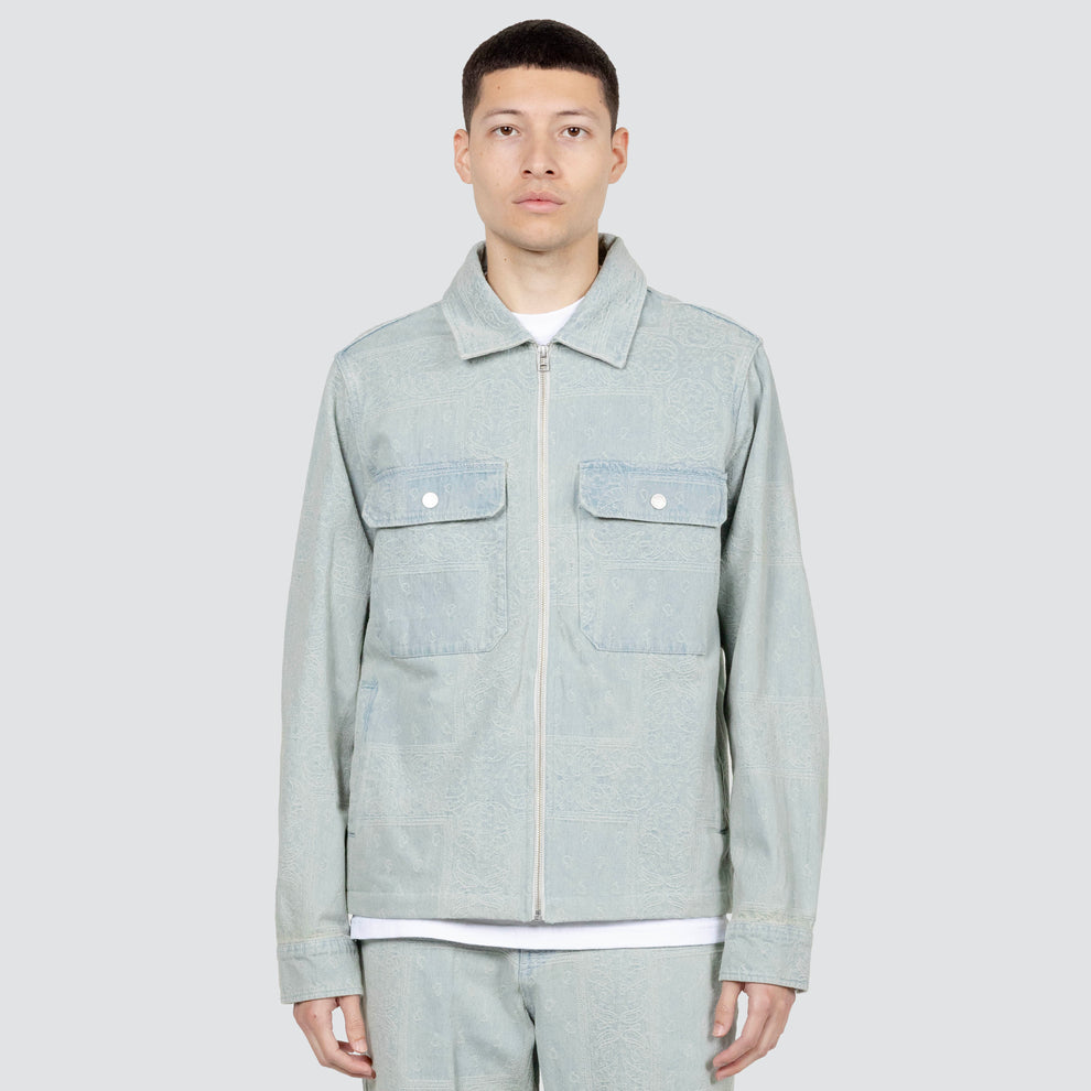 MERIT DENIM WORK JACKET BLUE