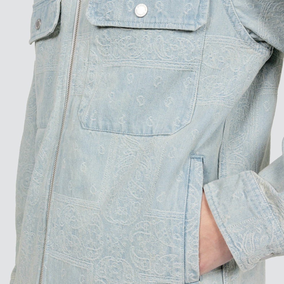 MERIT DENIM WORK JACKET BLUE