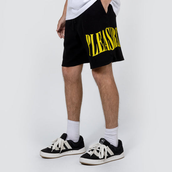 TWITCH WAFFLE KNIT SHORT BLACK