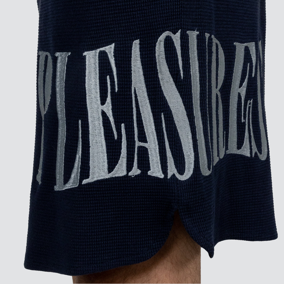 TWITCH WAFFLE KNIT SHORT NAVY
