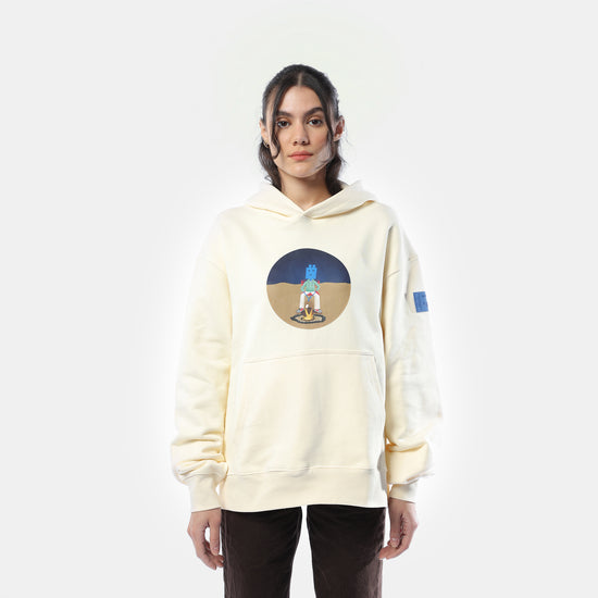 Marshmallow beige hoodie