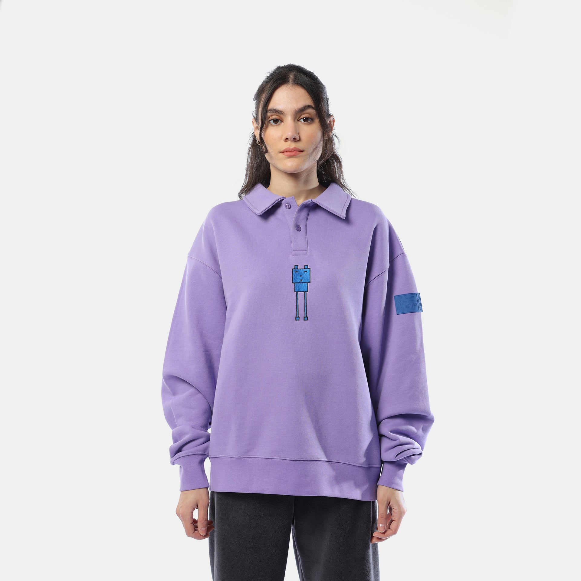 Purple Polo sweater