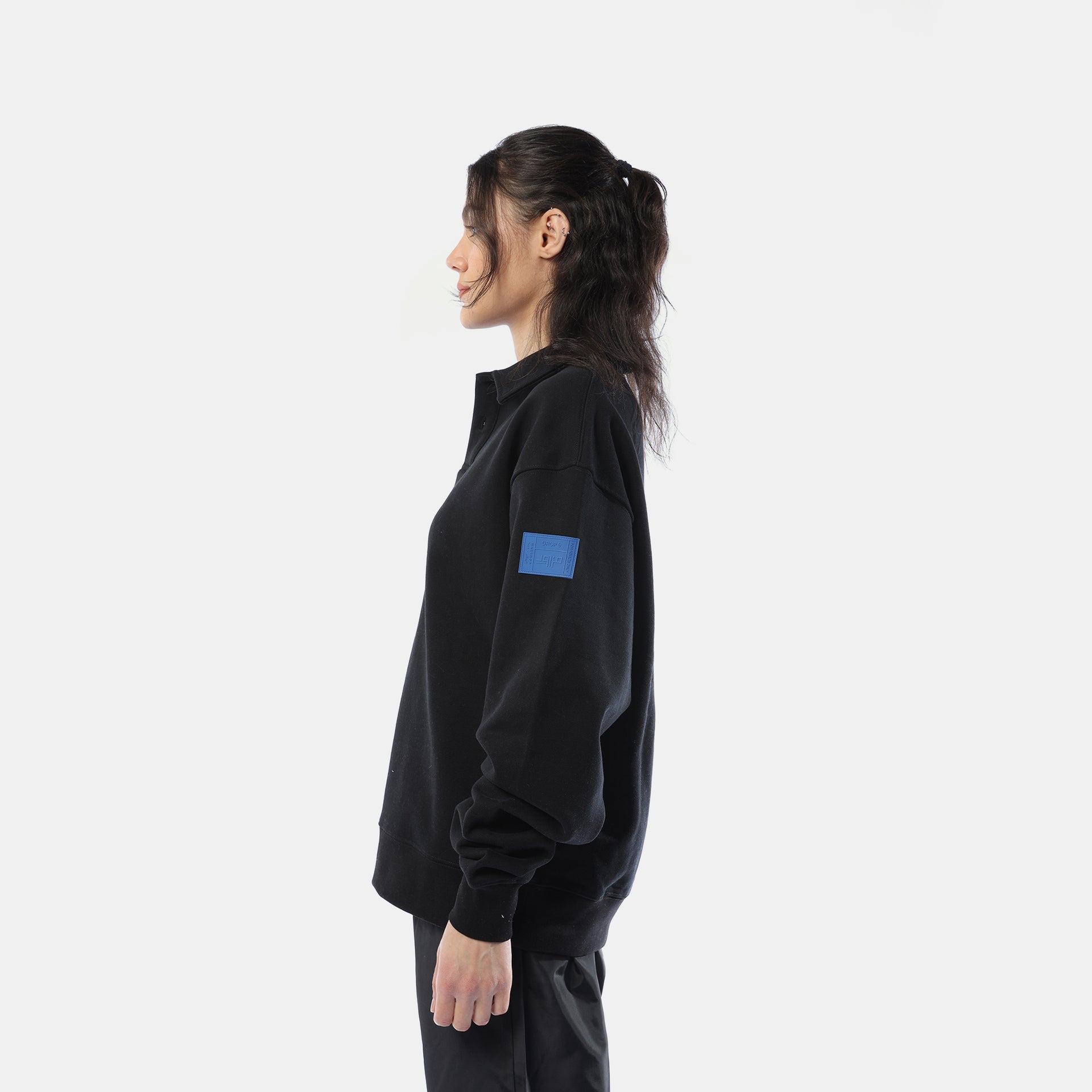 Black Polo sweater