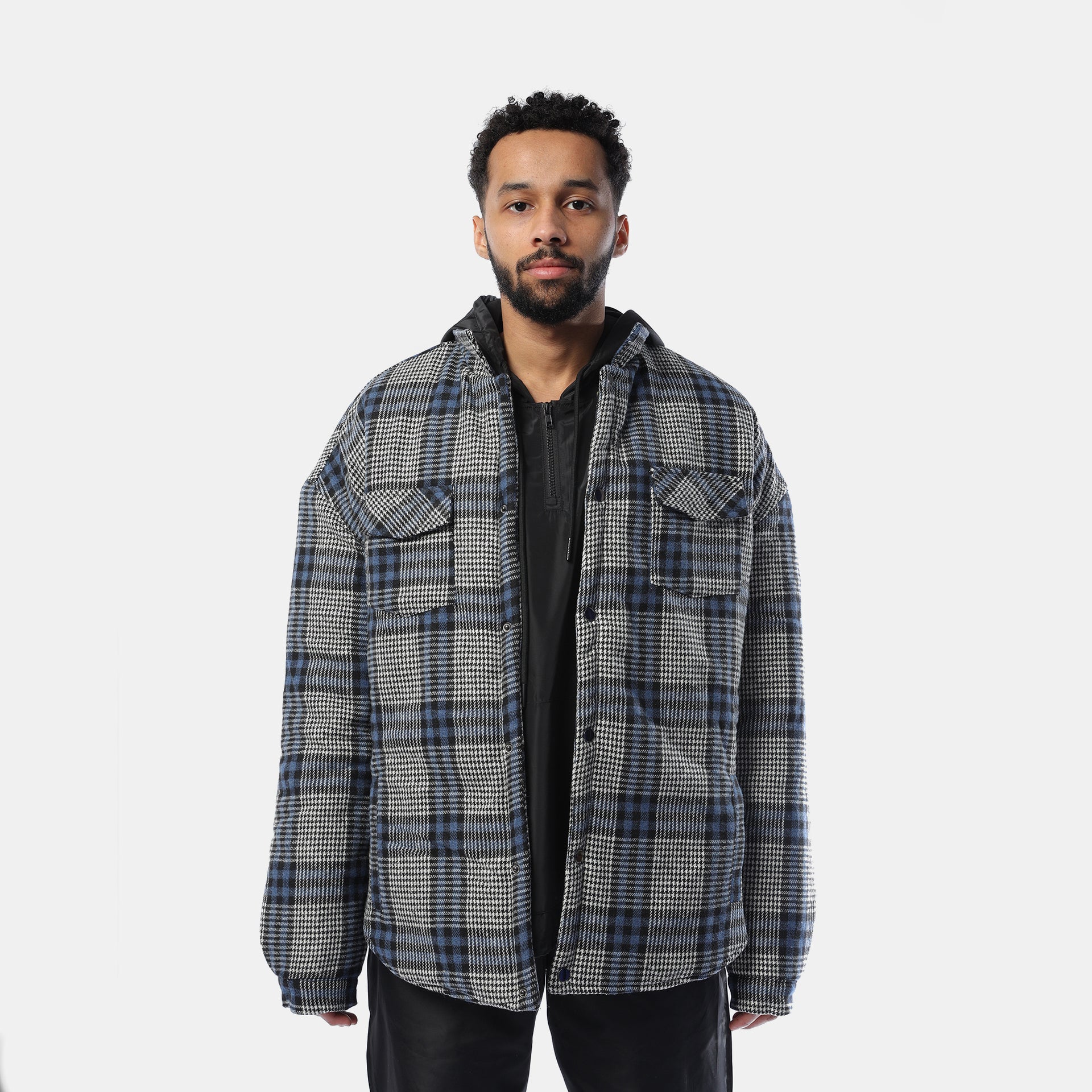 Blue Lattice Jacket