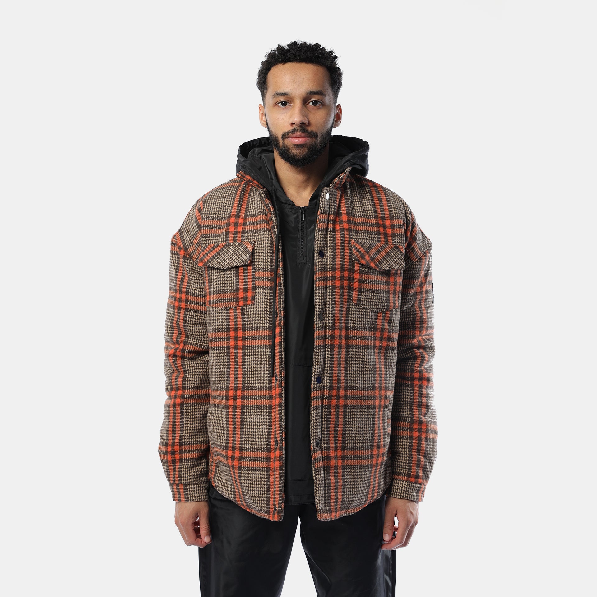 Brown Lattice Jacket