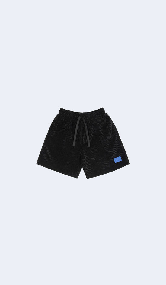 Black Corduroy Shorts