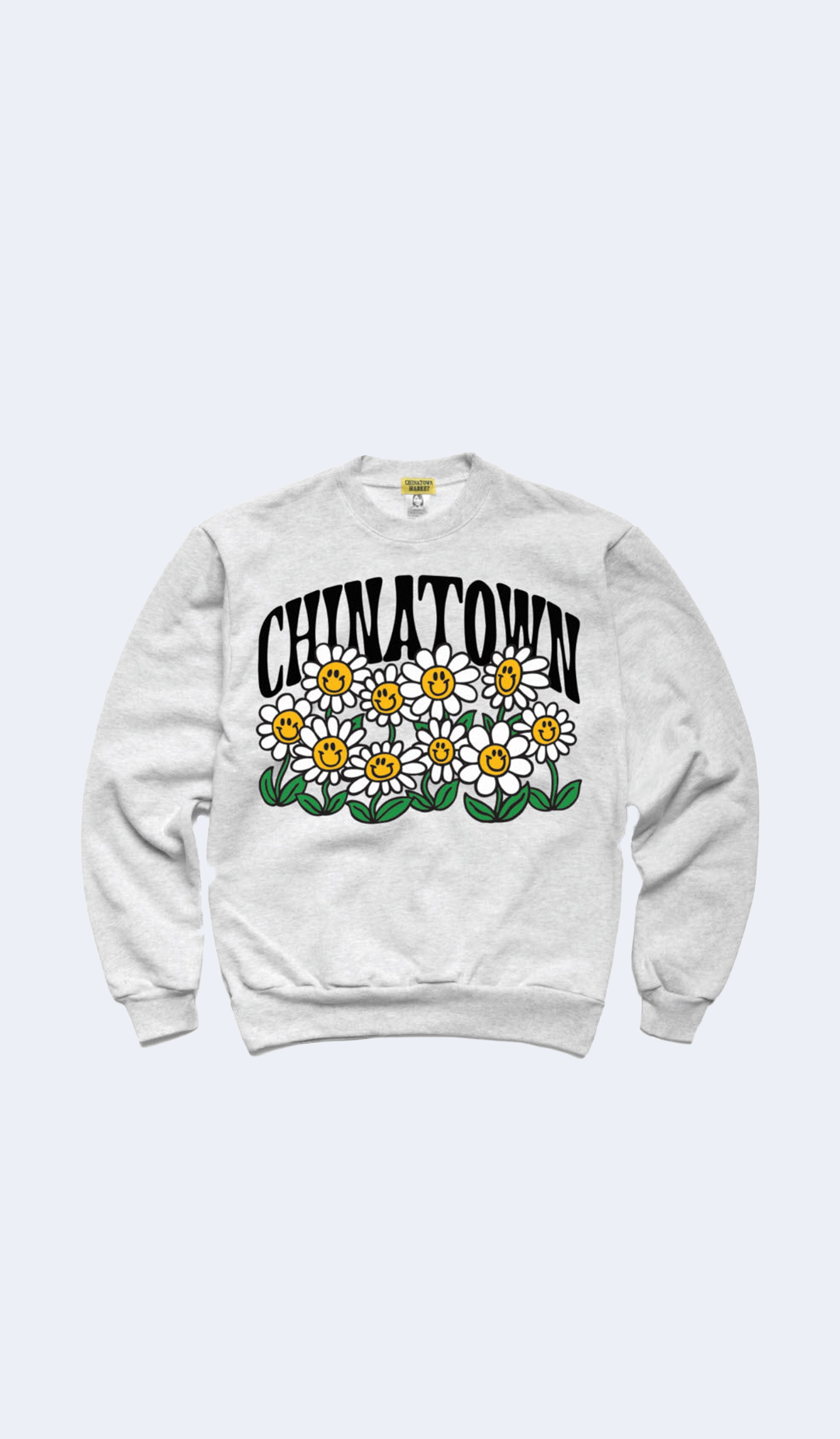 Smiley Flower Power Crewneck