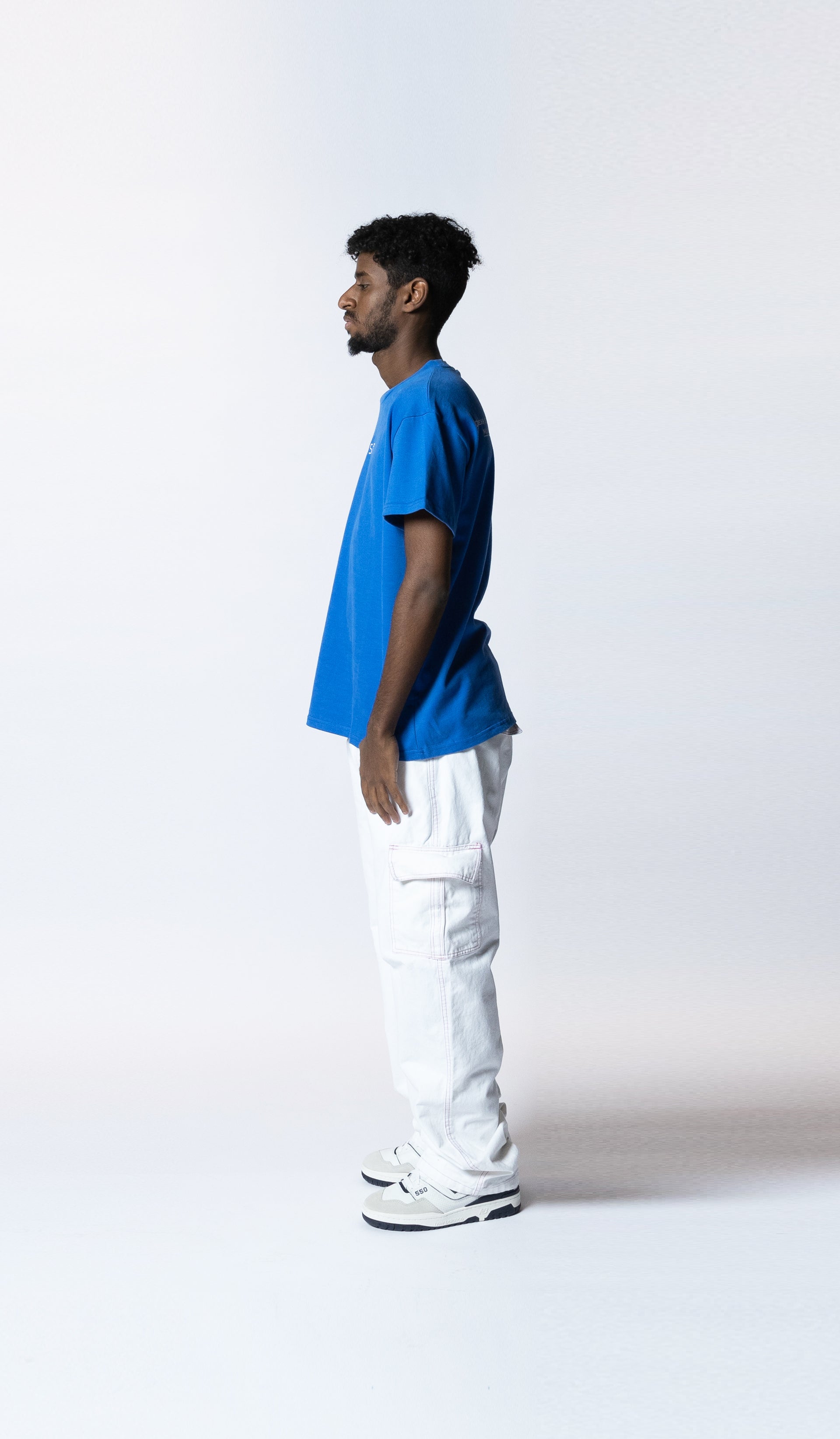 Blue Text Tee