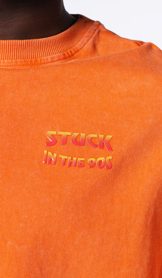 STUCK IN THE 90s T-Shirt Orange