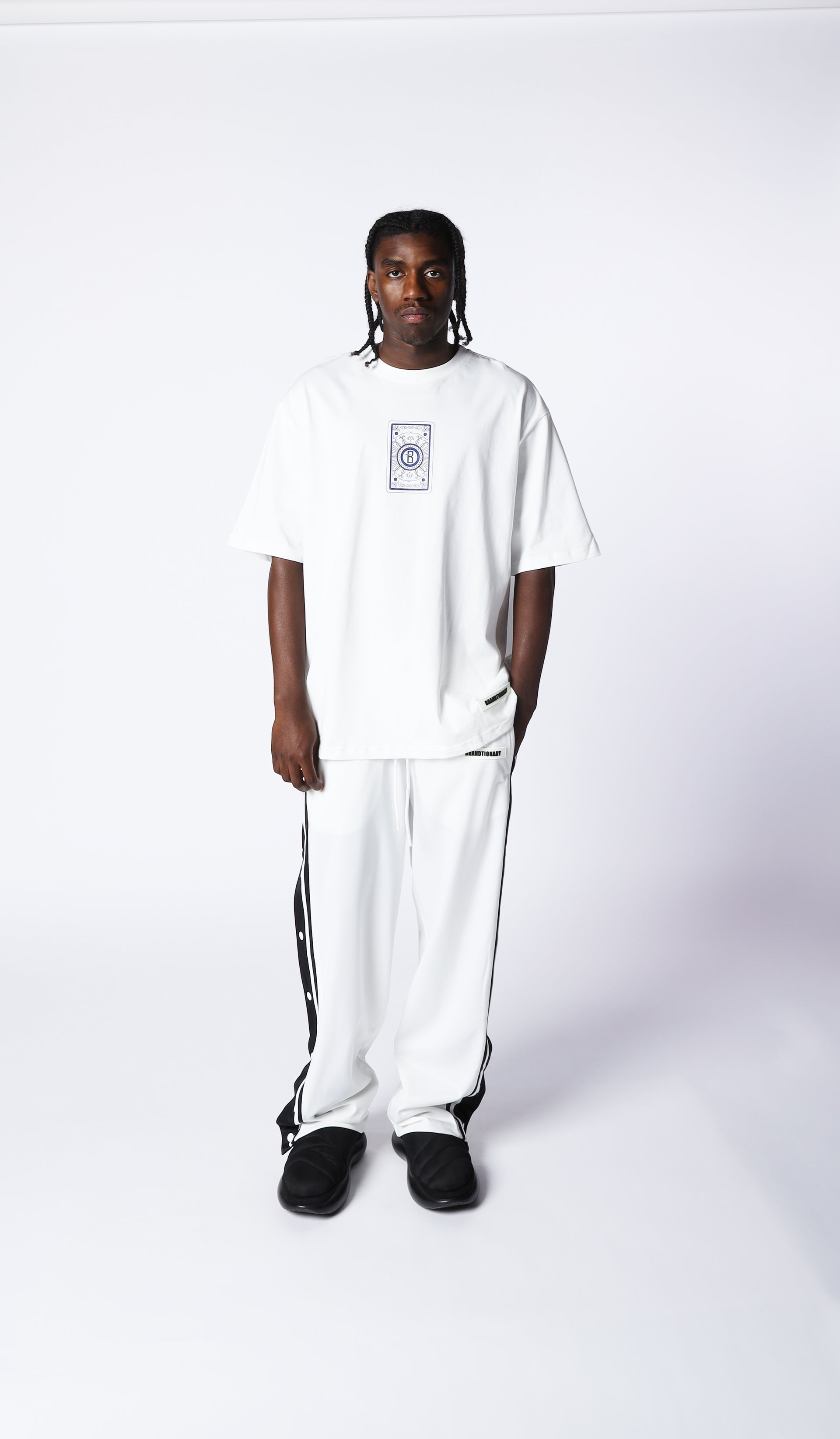 White Track Pants
