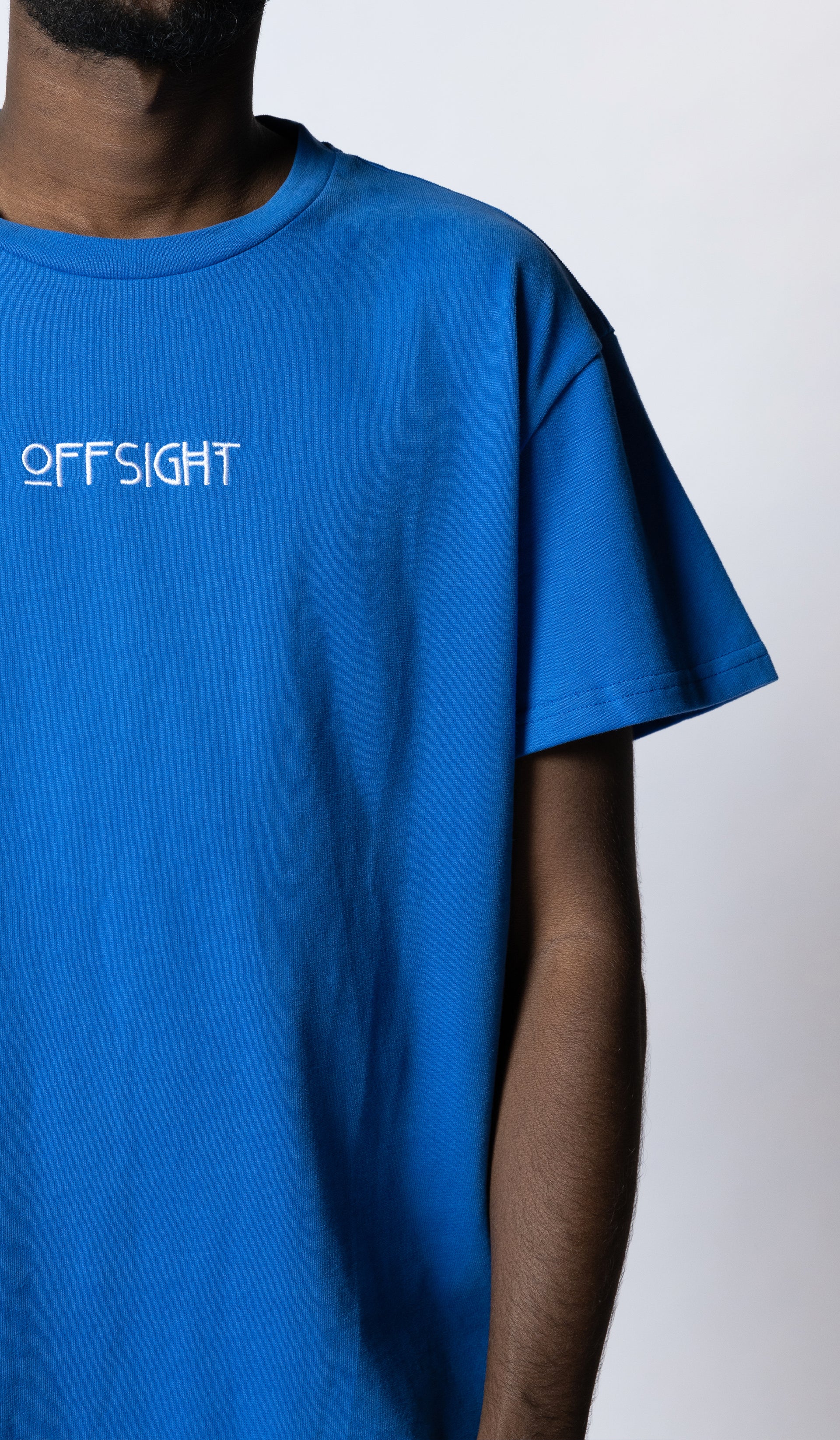Blue Text Tee