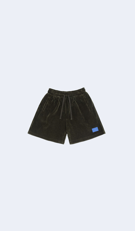 Olive Green Corduroy Shorts