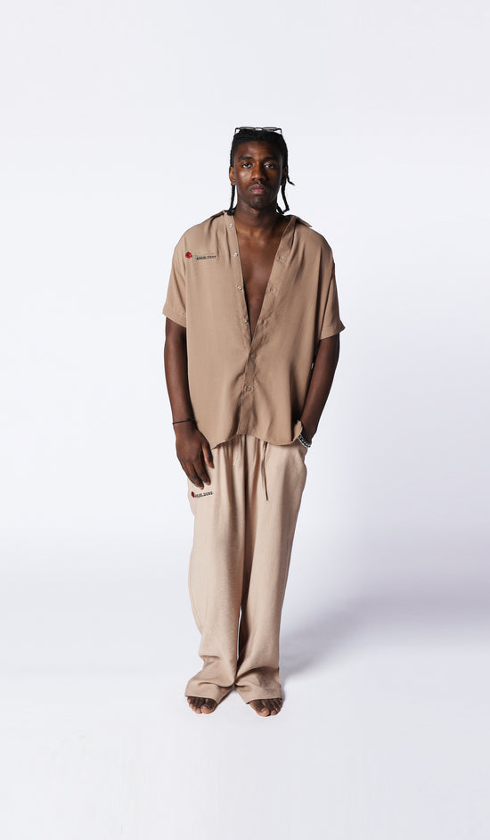Brown Linen Shirt