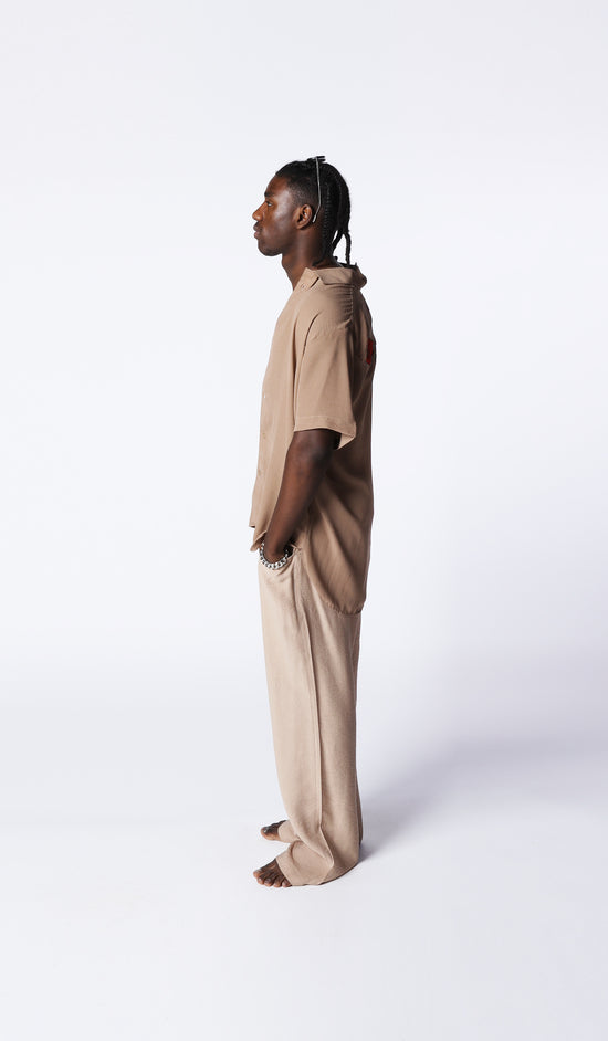 Brown Linen Shirt