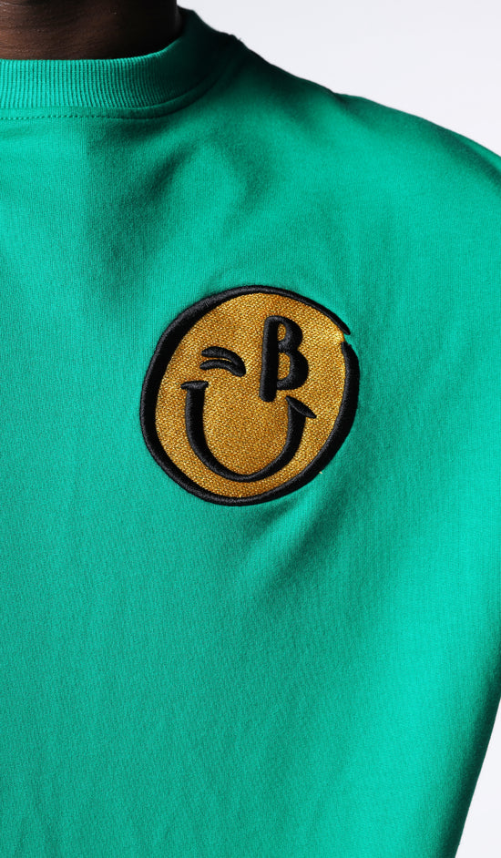 Green Smiley Tee