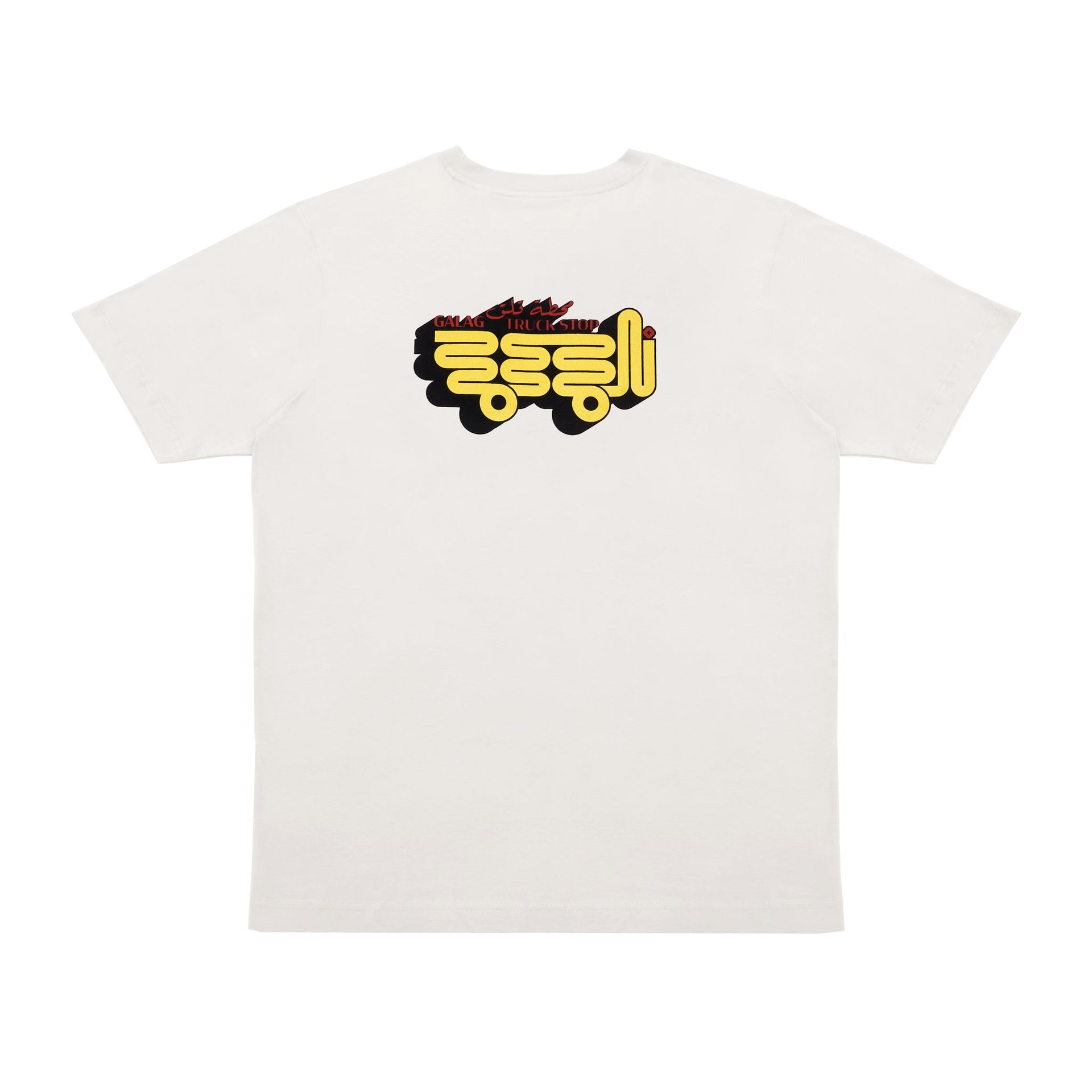 Truck Stop Logo Tee White