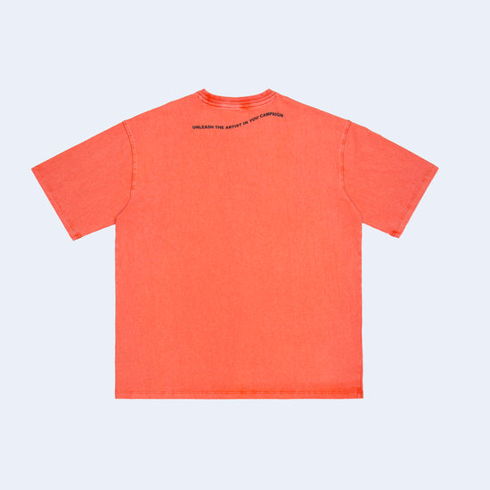 Unleash the Artist in You Orange Tee