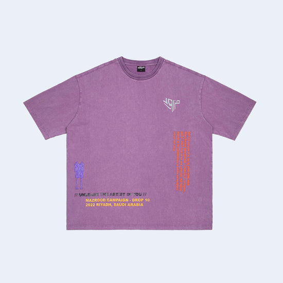 Unleash the Artist in You Purple Tee
