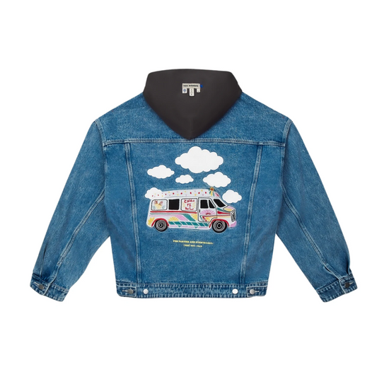 Ice cream truck denim jacket