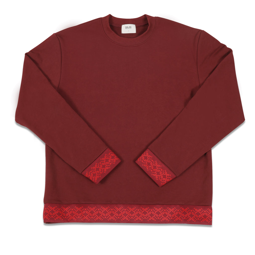 Naseej Sweatshirt Burgundy