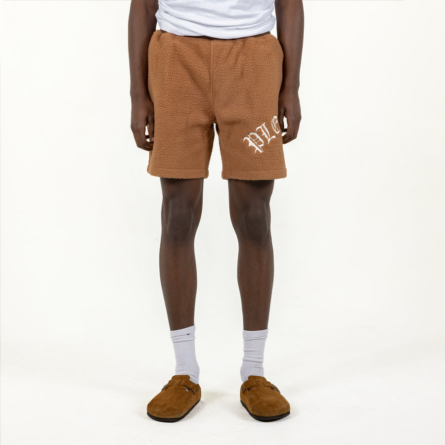 Mars Sherpa Shorts Brown