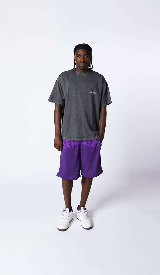 Basketball shorts: Purple