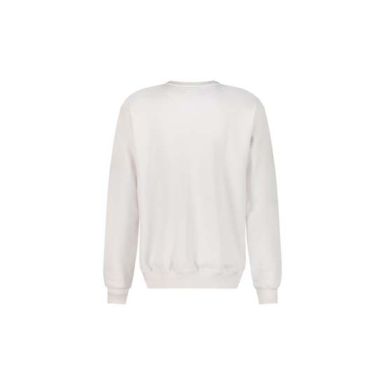 White Logo Crewneck