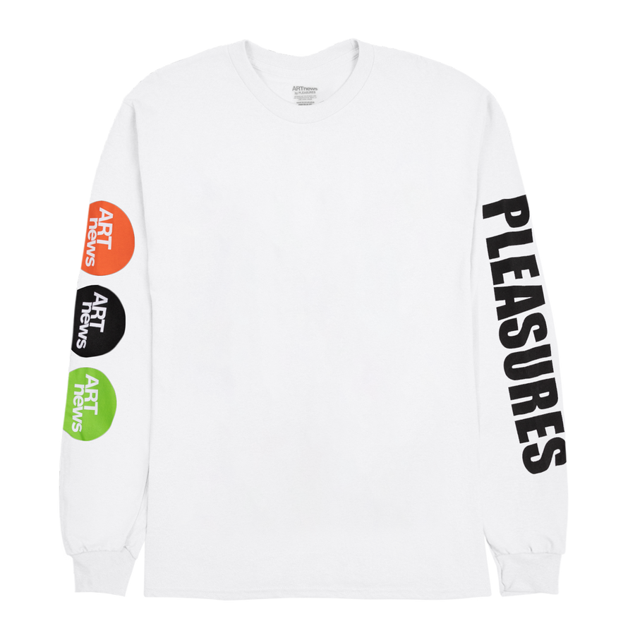 ART NEWS LONG SLEEVE WHITE